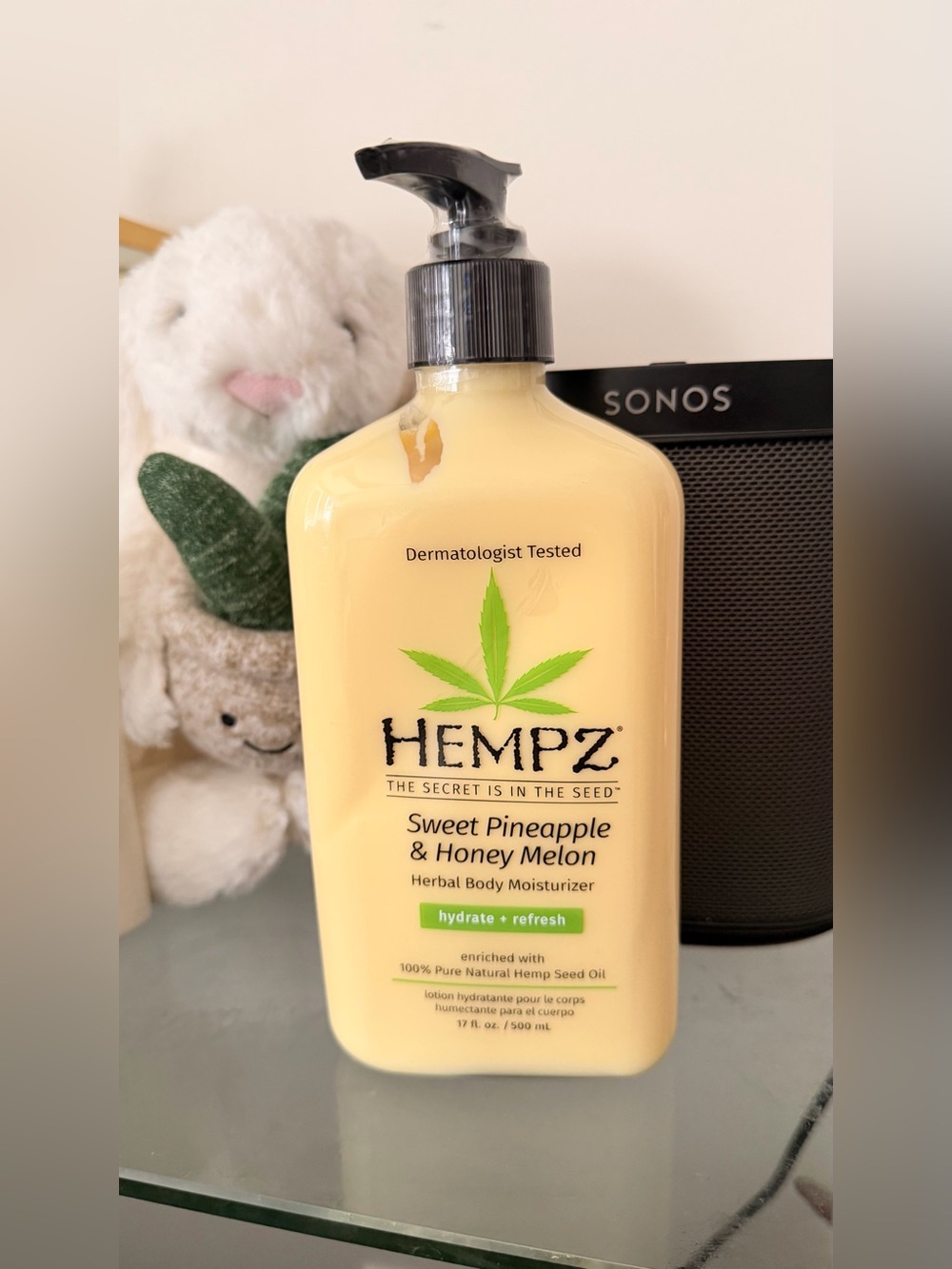 New Hempz Sweet Pineapple & Honey Melon Herbal Body Moisturizer - 500ml